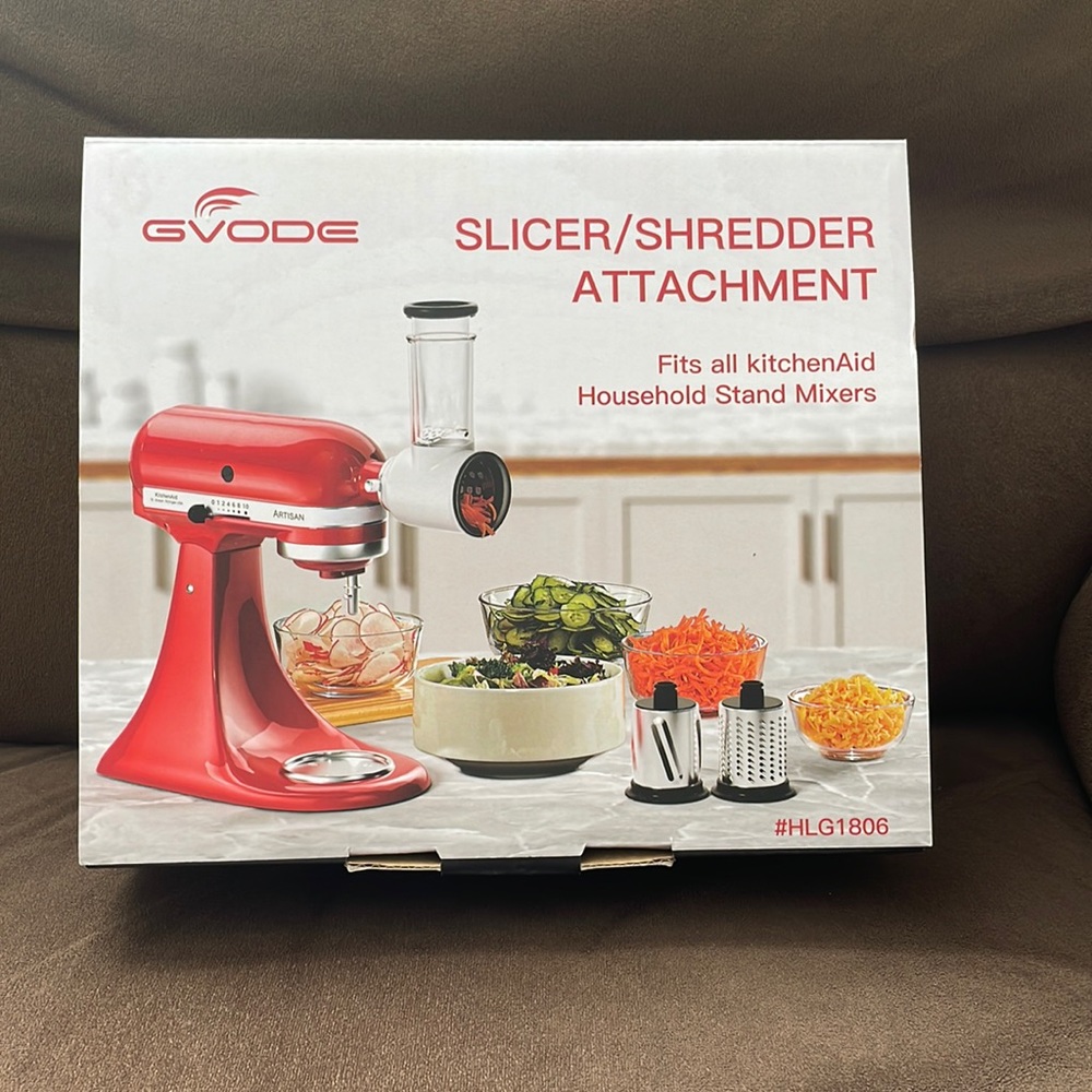 Gvode Slicer/Shredder Attachment for Kitchenaid Mixer